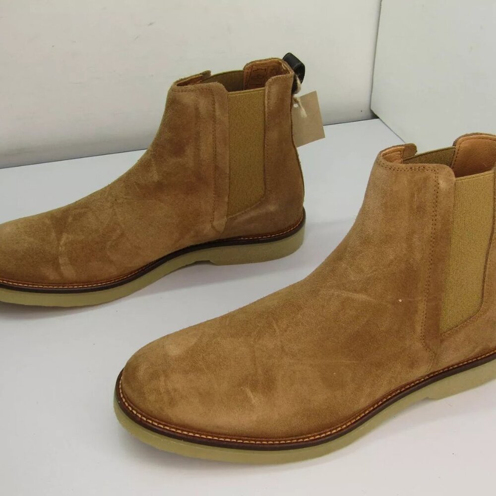NEW SHOE THE BEAR Mens KIP Chelsea Boots Suede Flat Pull-On Lined Comfort